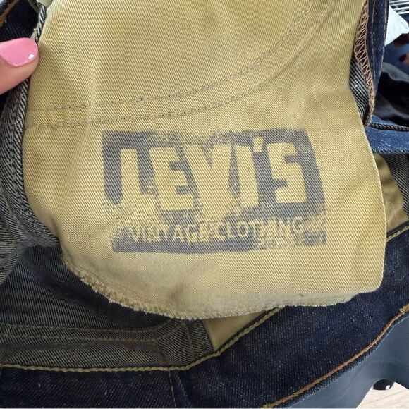 Levi's Vintage Clothing 606  LVC Big "E" Orange Tab Size 25 x 25 - Picture 11 of 14